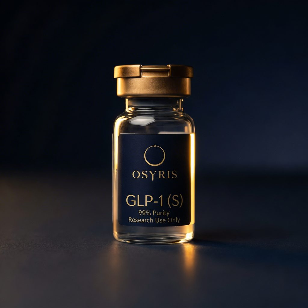 GLP – 1 (S) research peptide vial — OSYRIS Health