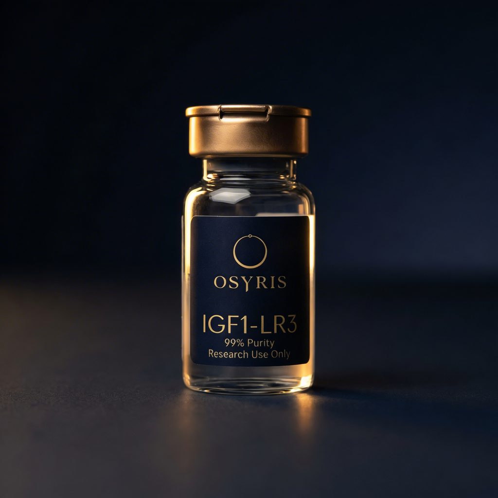 IGF1-LR3 research peptide vial — OSYRIS Health