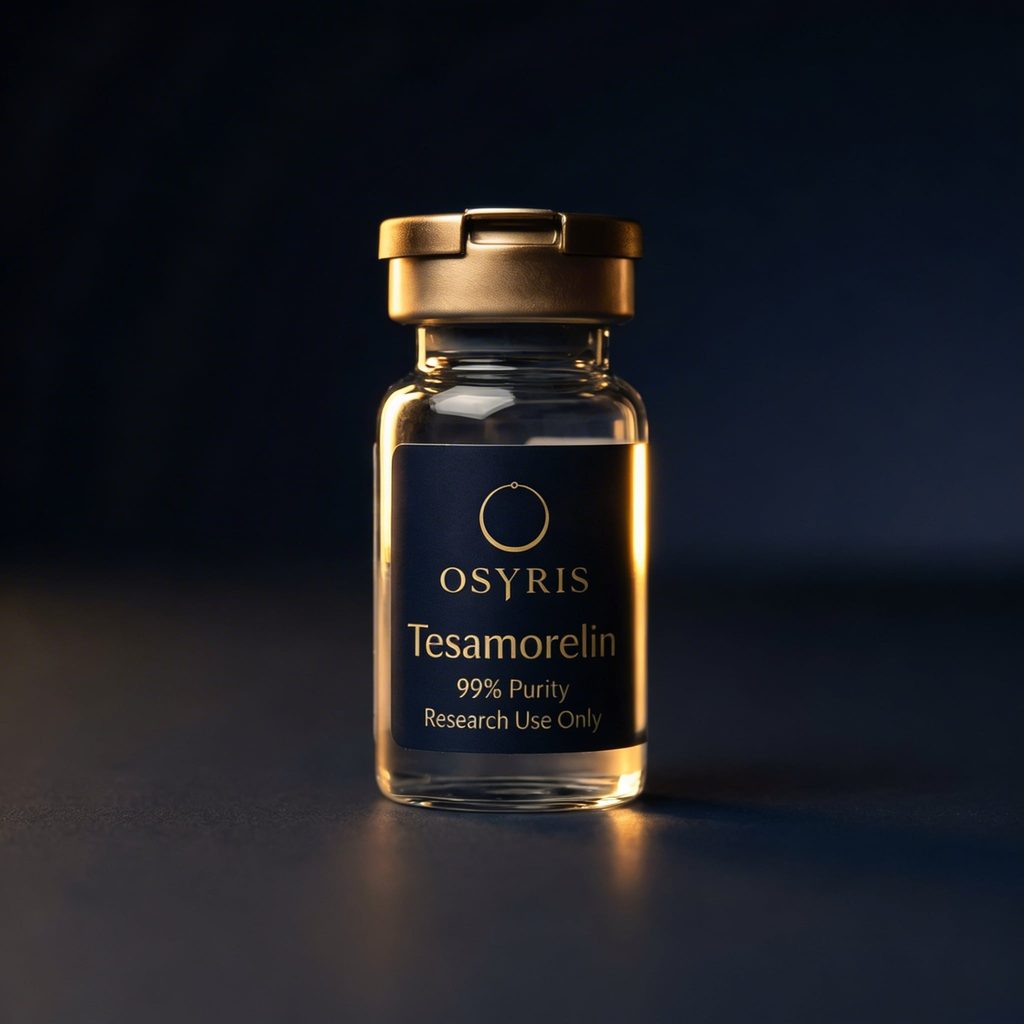 Tesamorelin research peptide vial — OSYRIS Health