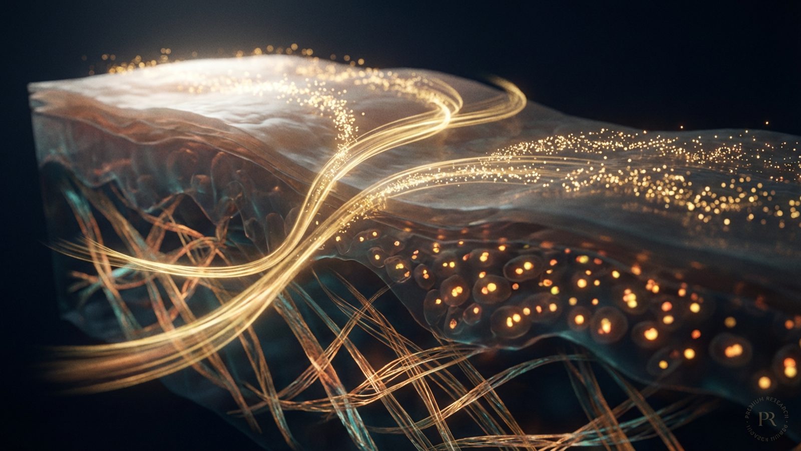 GLOW stack multi-pathway skin regeneration research visualization — OSYRIS Health