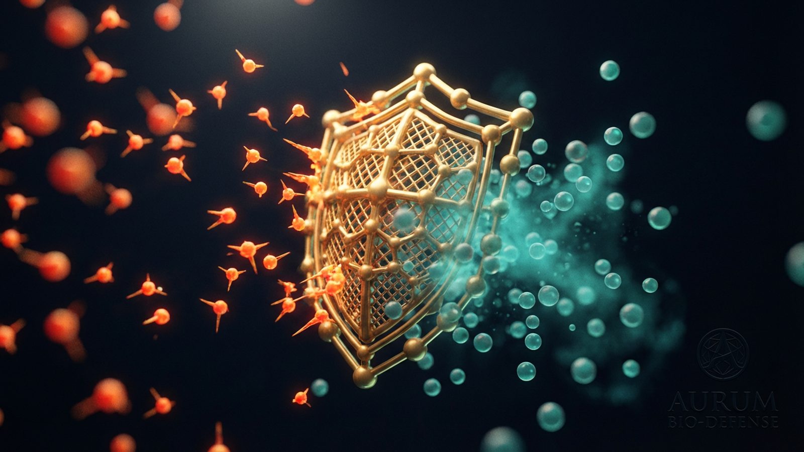 Glutathione antioxidant defense research visualization — OSYRIS Health