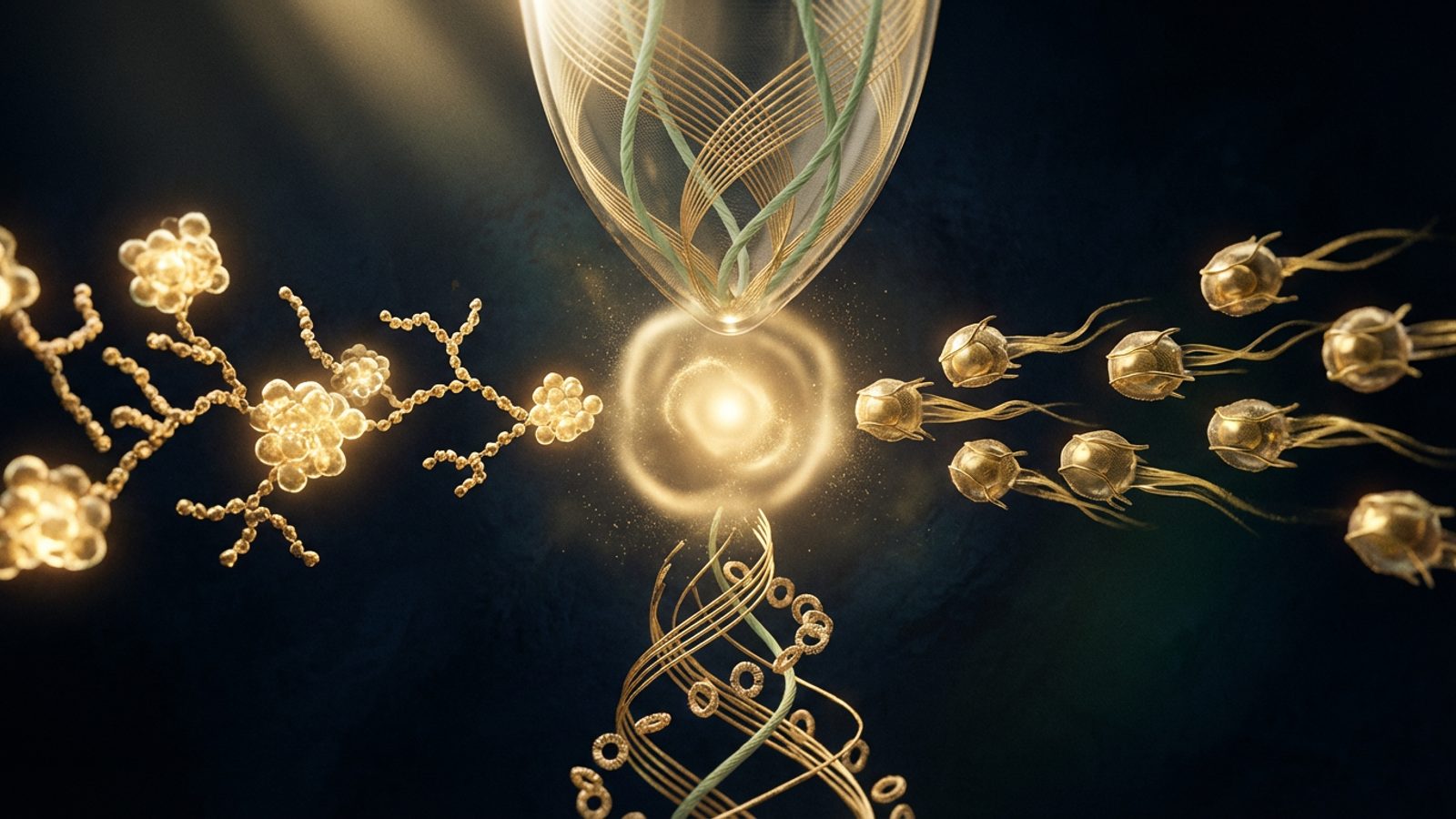 KLOW stack immune and recovery pathway convergence research visualization — OSYRIS Health