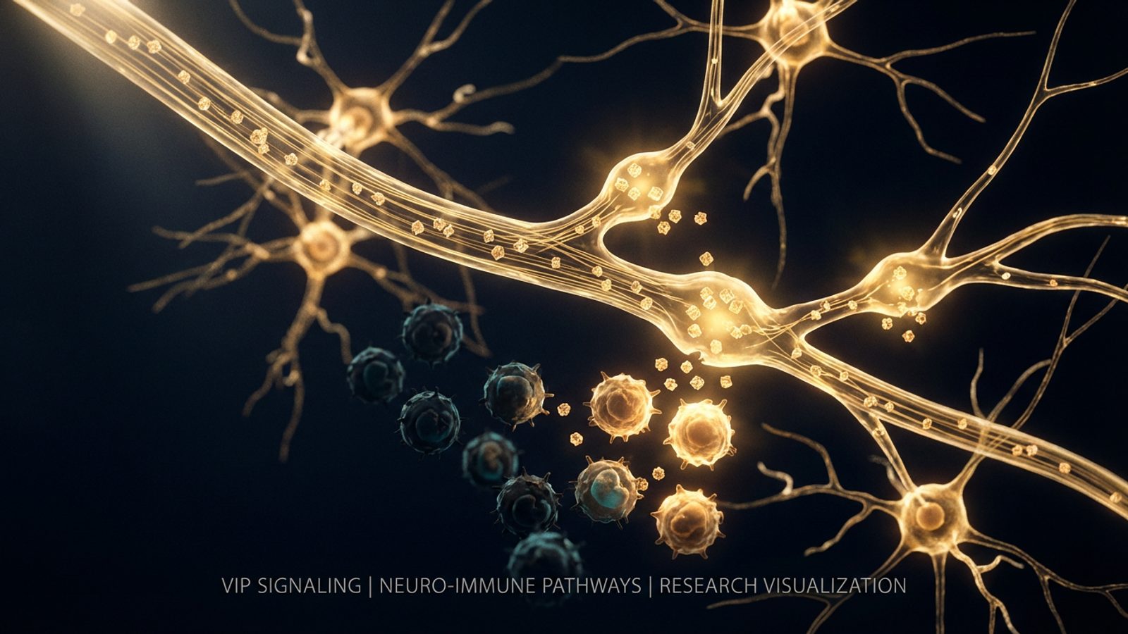 VIP neuroimmune signaling research visualization — OSYRIS Health